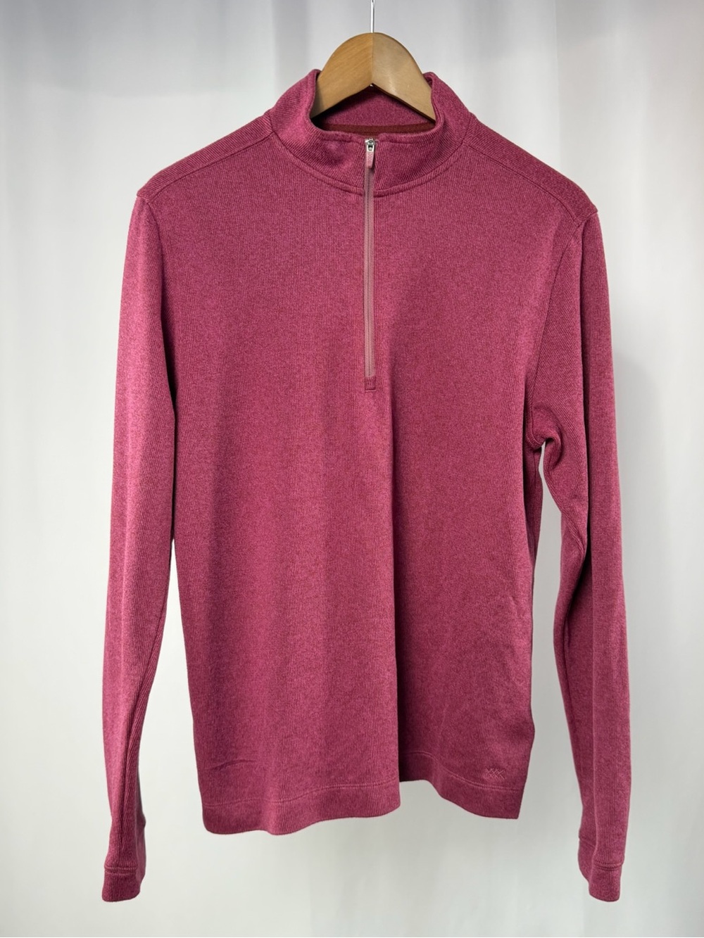 Rhone Commuter 1/4 Zip Quarter Zip Pullover in Burgundy Size‎ Small